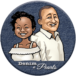 Denim and Pearls Logo